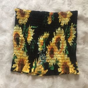 Sunflower bandeau top